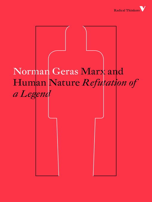 Title details for Marx and Human Nature by Norman Geras - Available